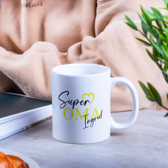 Keramik Tasse Oma Geschenk | Personalisierte Tasse | Tasse mit Name | Kaffeetasse | Teetasse | Keramiktasse