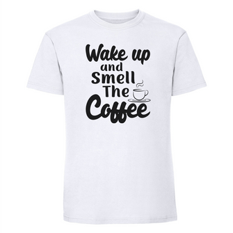 Wake up and smell the coffee - Männer T-Shirt